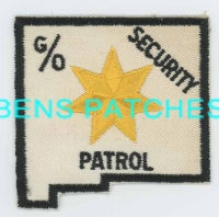 NEW MEXICO,G O SECURITY PATROL 1 STATE SHAPED